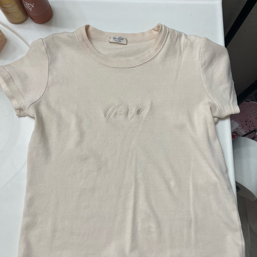 Cream Graphic T-Shirt